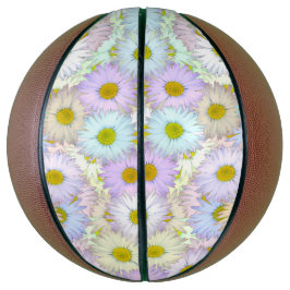 Kleurrijk daisy patroon - pastel basketbal