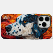 Kleurrijk Dalmatisch portret Case-Mate iPhone Case (Achterkant (horizontaal))