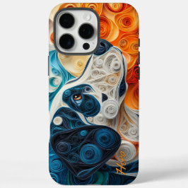 Kleurrijk Dalmatisch portret iPhone 16 Pro Max Hoesje