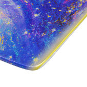 Kleurrijk dansend Oerwoud in de hemel. Bestel nu Snijplank (Hoek)