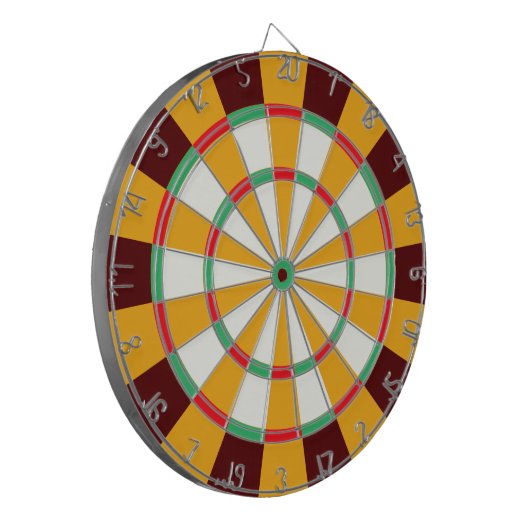 Kleurrijk Dartbord (Voorkant Links)