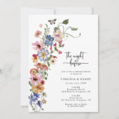 Kleurrijk de nacht voor de uitnodiging (Voorkant)