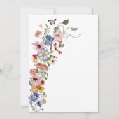 Kleurrijk de nacht voor de uitnodiging (Achterkant)