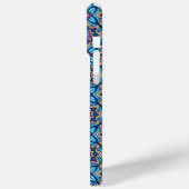 Kleurrijk decoratief bloempatroon Case-Mate iPhone case (Achterkant / Links)