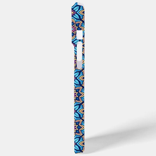 Kleurrijk decoratief bloempatroon Case-Mate iPhone case (Achterkant / Links)