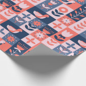 kleurrijk decoratief cadeaupapier (Hoek)