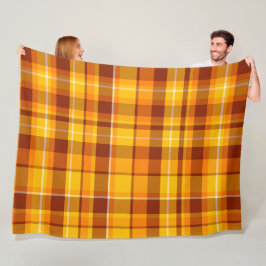Kleurrijk decoratief retro bohemien kariert fleece deken