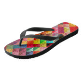 Kleurrijk Dekbed Teenslippers (Schuin)