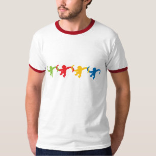 Kleurrijk - Deksel vol apen T-shirt