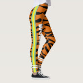 Kleurrijk design l Cheetah print l Modern bruin Leggings (Rechts)