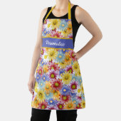 kleurrijk dessins Fun Floral Design Schort (Insitu)