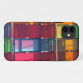 Kleurrijk detail van commercieel gebouw Case-Mate iPhone case (Achterkant (horizontaal))