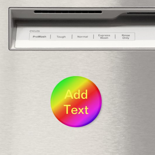 Kleurrijk diagonaal van regenbooggradiënt magneet (Insitu (Vaatwasser))