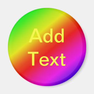 Kleurrijk diagonaal van regenbooggradiënt magneet