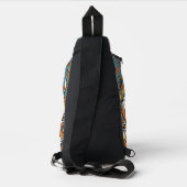 Kleurrijk Dier Mandala – Boho Dier  Sling Bag (Achterkant)