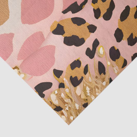 Kleurrijk Dierenprint Art Tissue Paper Tissuepapier (Detail)