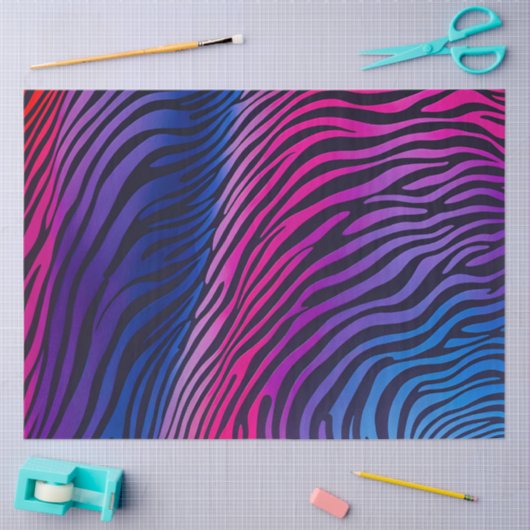 Kleurrijk Dierenprint Art Tissue Paper Tissuepapier (Craft)