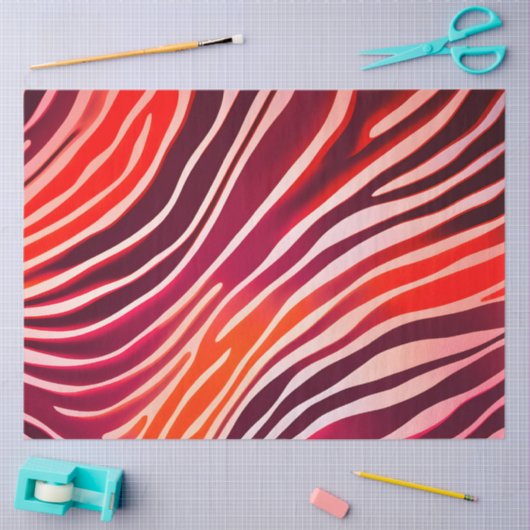 Kleurrijk Dierenprint Art Tissue Paper Tissuepapier (Craft)