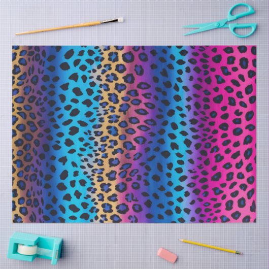 Kleurrijk Dierenprint Art Tissue Paper Tissuepapier (Craft)