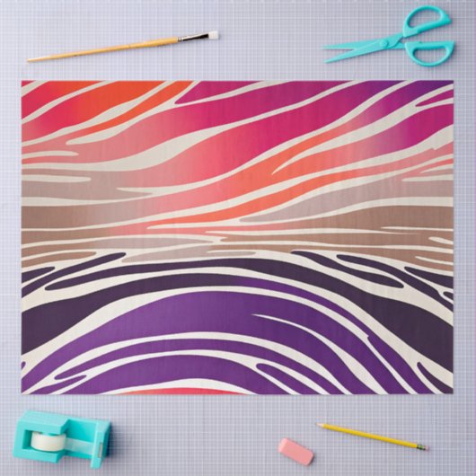 Kleurrijk Dierenprint Art Tissue Paper Tissuepapier (Craft)