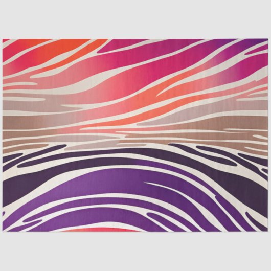 Kleurrijk Dierenprint Art Tissue Paper Tissuepapier (Voorkant)