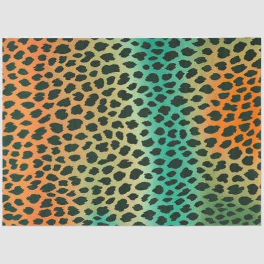 Kleurrijk Dierenprint Art Tissue Paper Tissuepapier (Voorkant)