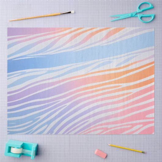 Kleurrijk Dierenprint Art Tissue Paper Tissuepapier (Craft)