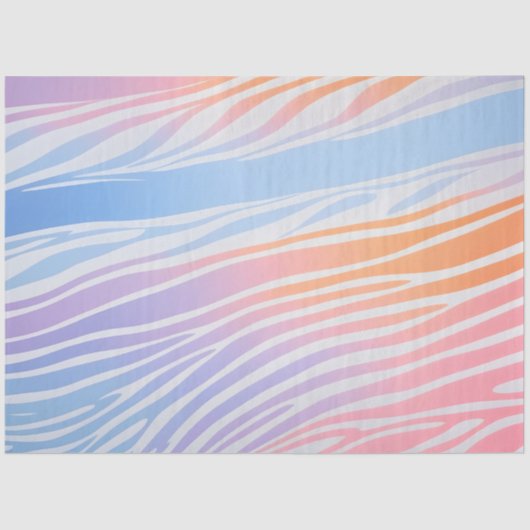 Kleurrijk Dierenprint Art Tissue Paper Tissuepapier (Voorkant)