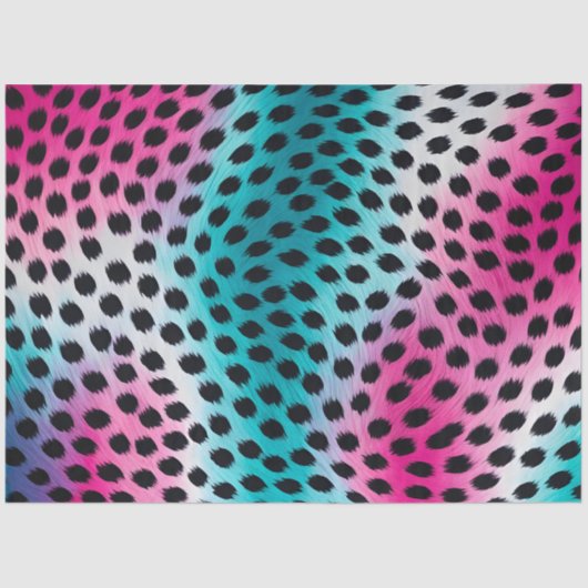 Kleurrijk Dierenprint Art Tissue Paper Tissuepapier (Voorkant)