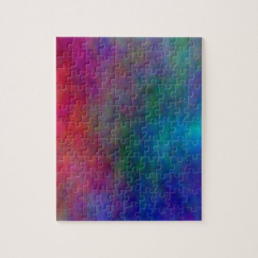 Kleurrijk digitaal abstract legpuzzel (Verticaal)