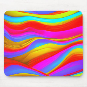Kleurrijk digitaal kunst muismatje – Perfecte maat Muismat