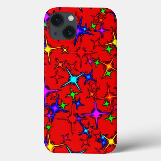 Kleurrijk digitaal ontwerp | Case-Mate Barely Ther iPhone Case (Achterkant)