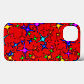 Kleurrijk digitaal ontwerp | Case-Mate Barely Ther iPhone Case (Achterkant (horizontaal))