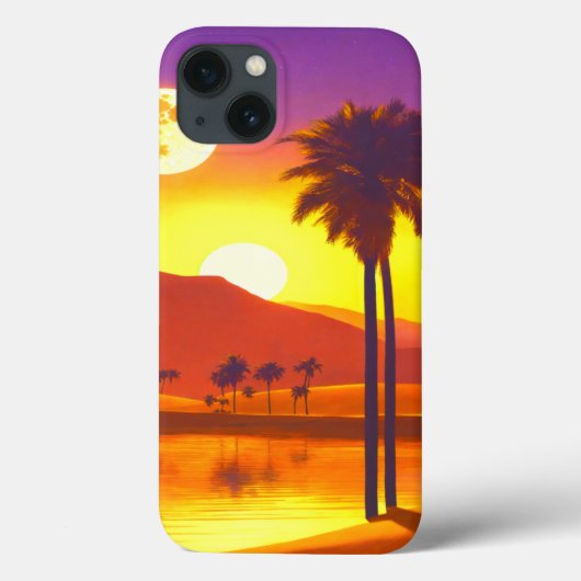 Kleurrijk digitaal ontwerp | Case-Mate Barely Ther iPhone Case (Achterkant)