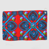 Kleurrijk Digitaal Ontwerp Golf Handdoek – Perfect (Horizontaal)