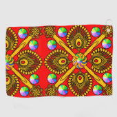 Kleurrijk Digitaal Ontwerp Golf Handdoek – Perfect (Horizontaal)