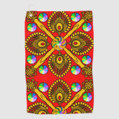 Kleurrijk Digitaal Ontwerp Golf Handdoek – Perfect (Voorkant)