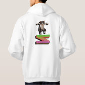 Kleurrijk digitaal ontwerp Heren Basic Hoodie (Achterkant)