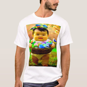 Kleurrijk digitaal ontwerp Mannen waarde T-shirt –