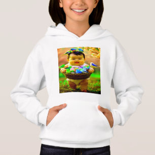 Kleurrijk Digitaal Ontwerp Meisjes Pullover Hoodie