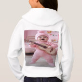 Kleurrijk Digitaal Ontwerp Meisjes Pullover Hoodie (Achterkant)