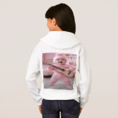 Kleurrijk Digitaal Ontwerp Meisjes Pullover Hoodie (Achterkant volledig)