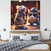 Kleurrijk Digitale 3D Canvas Kunst – Perfecte Muur (Insitu (Slaapkamer))