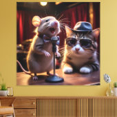 Kleurrijk Digitale 3D Canvas Kunst – Perfecte Muur (Insitu (Woonkamer))