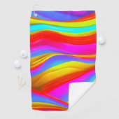 Kleurrijk Digitale Design Golf Handdoek – Perfecte (Insitu)
