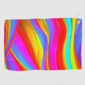 Kleurrijk Digitale Design Golf Handdoek – Perfecte (Horizontaal)