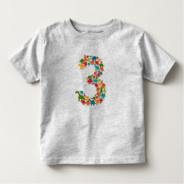 Kleurrijk Dinosaur Baby Shirt