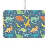 Kleurrijk Dinosaur-patroon om u aan te passen Luchtverfrisser (Achterkant)