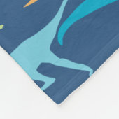 Kleurrijk Dinosaurenpatroon op maat Fleece Deken (Hoek)