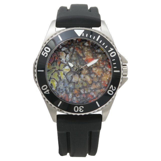 Kleurrijk dinosaurusbot horloge (Voorkant)